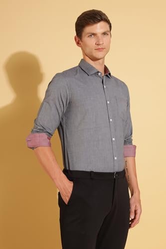 Formal Shirts for Men || Shirt for Men || Men Shirt (in, Alpha, M, Suave Slate) - Image 6