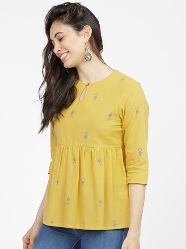 Vishudh Women's Stylish Top | Casual & Chic Everyday Wear | Soft, Comfortable & Stylish | Ethnic Top for Women - Image 6