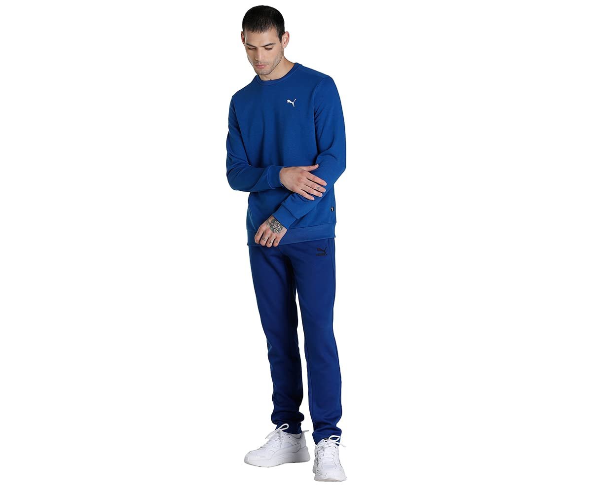 PUMA Mens Crew TR, Blazing Blue, L (84705516) - Image 3