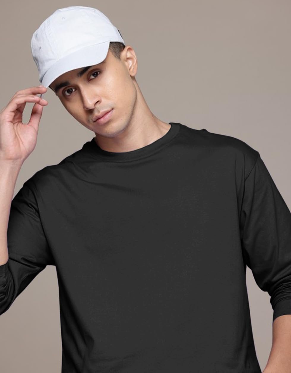 Veirdo® Pure Cotton Regular Fit Solid Black Full Sleeve T-Shirt for Men & Boys (V_FS_REG_BLK_M) - Image 7
