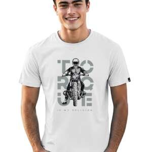 Bewakoof Men's Graphic Print Regular Fit Half Sleeve Round Neck Cotton T-Shirt White