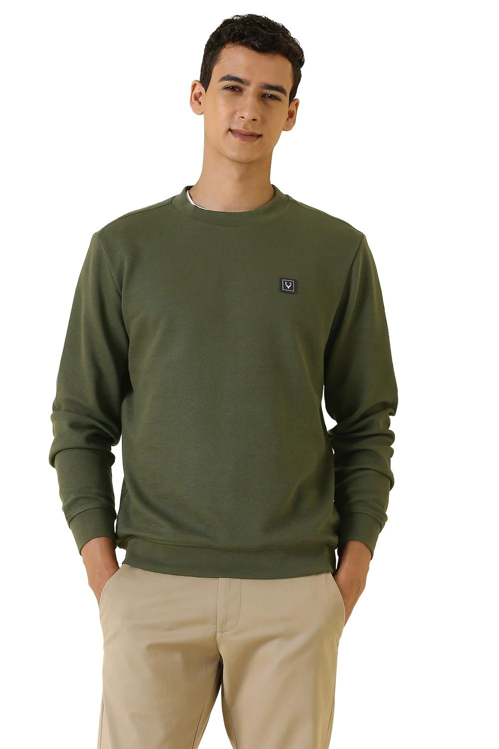 Allen Solly Mens Sweatshirt Olive