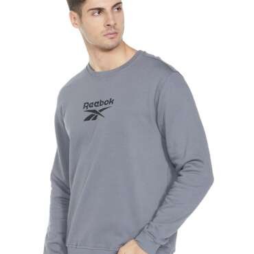 Reebok Men's Sweatshirt Grey