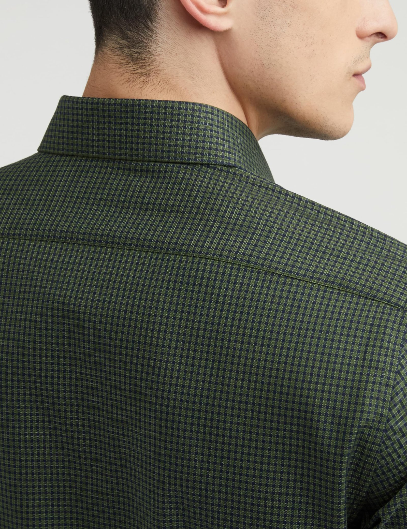 Van Heusen Cotton Men's Slim FiT-Shirt (Vhsfrslbj01503_Green 42) - Image 2