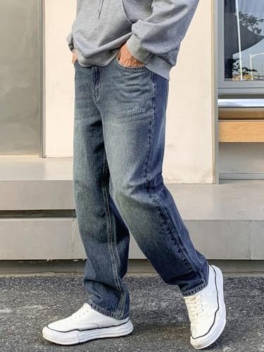 URBAN POCKETS Jeans for Men | Casual Jeans for Men | Loose Fit Denim Streetwear Pants (U17-34) - Image 10
