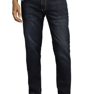 Louis Philippe Men Navy Light Smart Fit Jeans