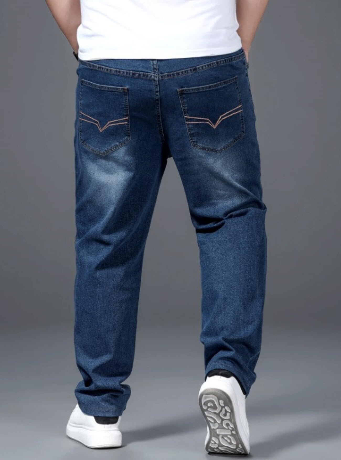 Ben Martin Plus Size Jeans for Man || Big Size Stretchable Jeans for Men || Smart Fit Regular Fit Jean's Pants for Men's || Comfortable Cotton Denim Jins Pant for Men:s, Dark Blue - 40 (1) - Image 7