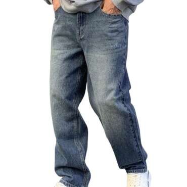 URBAN POCKETS Jeans for Men | Casual Jeans for Men | Loose Fit Denim Streetwear Pants (U17-34)