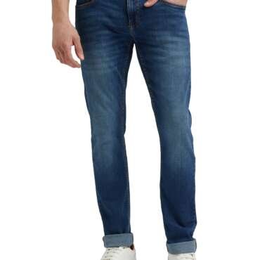 Peter England Men's Premium Skinny Fit Stretchable Mid Rise Jeans Navy, 30