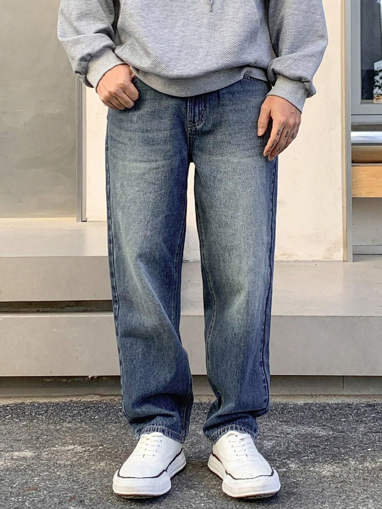 URBAN POCKETS Jeans for Men | Casual Jeans for Men | Loose Fit Denim Streetwear Pants (U17-34) - Image 6