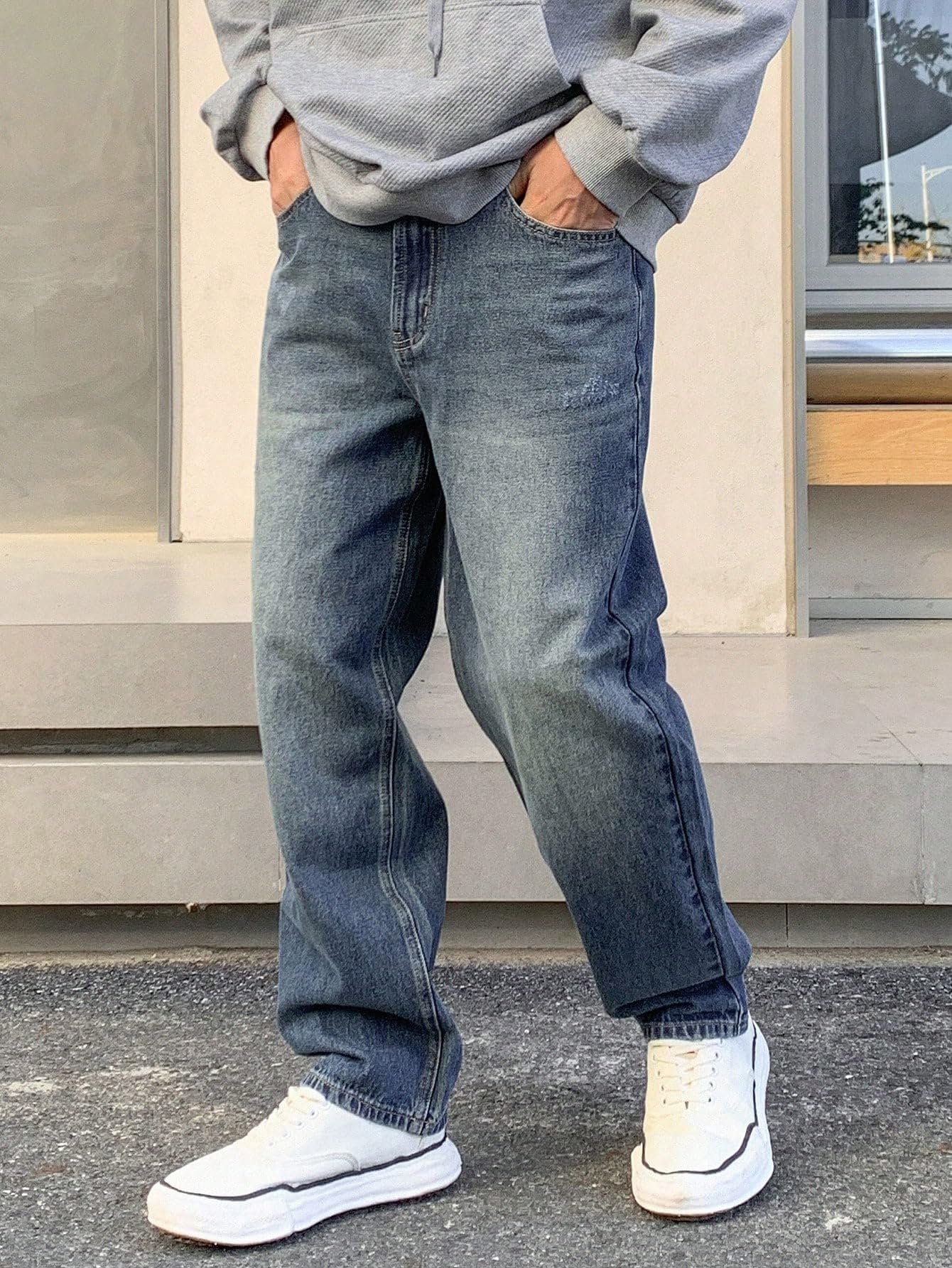 URBAN POCKETS Jeans for Men | Casual Jeans for Men | Loose Fit Denim Streetwear Pants (U17-34) - Image 2