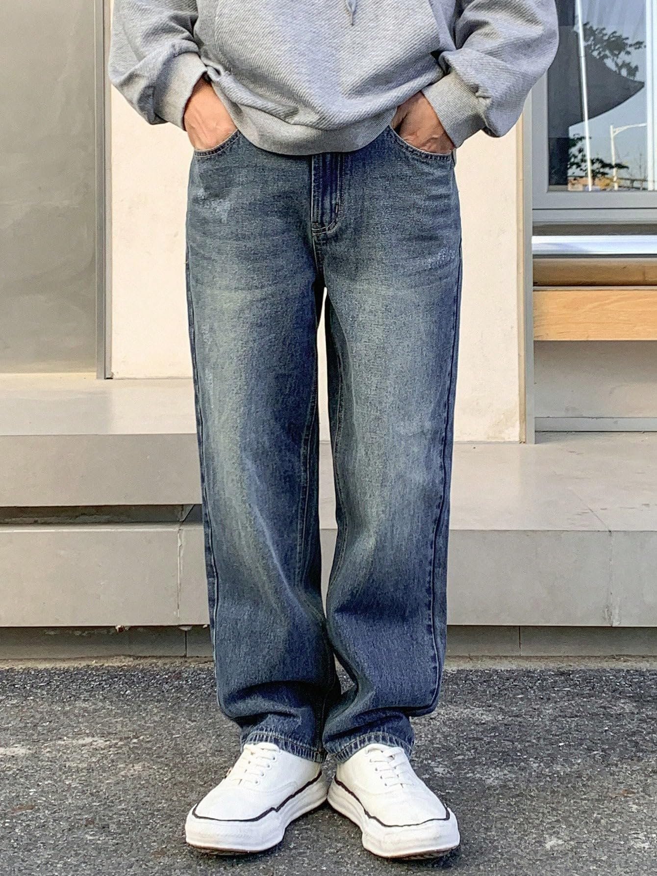 URBAN POCKETS Jeans for Men | Casual Jeans for Men | Loose Fit Denim Streetwear Pants (U17-34) - Image 4