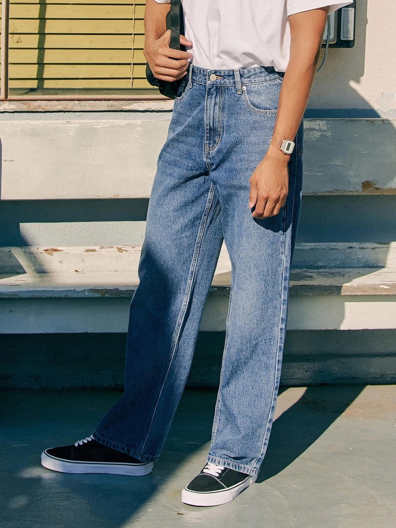 KOTTY Men's Regular Mid Rise Blue Jeans - Image 6