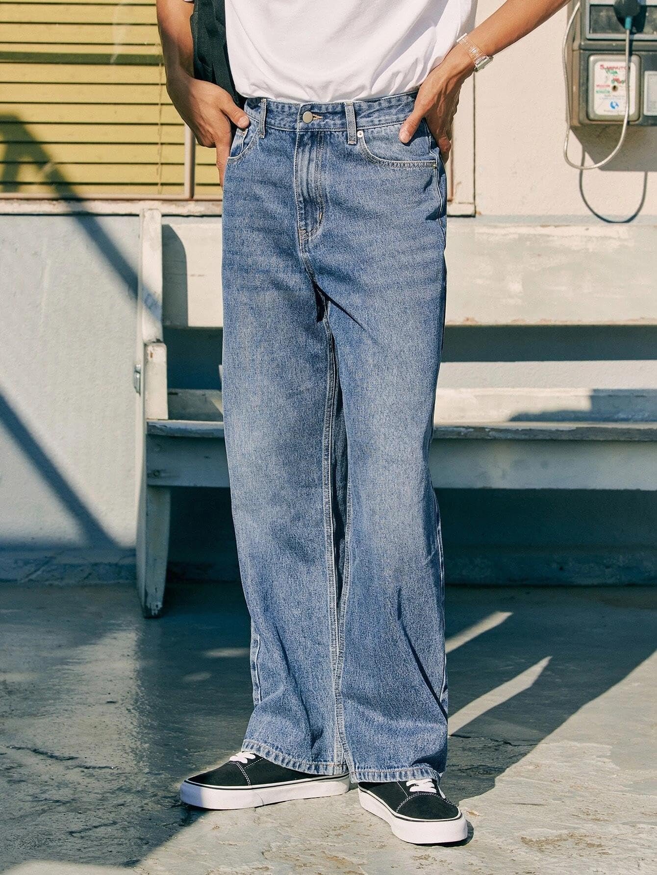 KOTTY Men's Regular Mid Rise Blue Jeans - Image 4