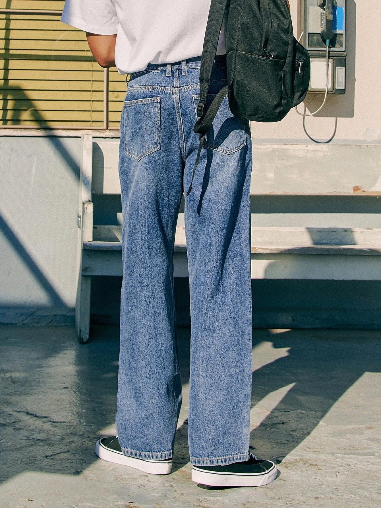 KOTTY Men's Regular Mid Rise Blue Jeans - Image 3
